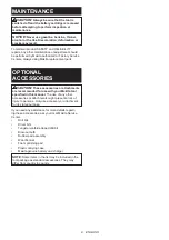 Preview for 9 page of Makita 0088381661249 Instruction Manual