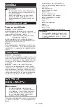 Preview for 65 page of Makita 0088381662635 Instruction Manual