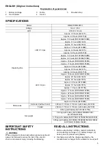 Предварительный просмотр 5 страницы Makita 0088381675727 Instruction Manual