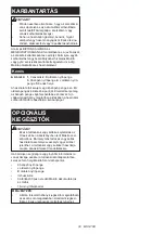 Preview for 33 page of Makita 0088381675994 Instruction Manual