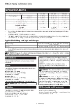 Preview for 4 page of Makita 0088381679374 Instruction Manual