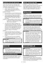 Preview for 22 page of Makita 0088381679374 Instruction Manual