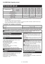 Preview for 43 page of Makita 0088381679374 Instruction Manual