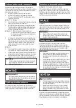 Preview for 53 page of Makita 0088381679374 Instruction Manual