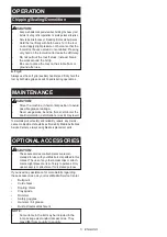 Preview for 5 page of Makita 0088381693349 Instruction Manual