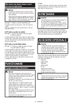 Preview for 15 page of Makita 0088381693349 Instruction Manual