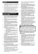 Preview for 8 page of Makita 0088381728607 Instruction Manual