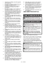 Предварительный просмотр 109 страницы Makita 0088381737630 Instruction Manual