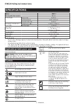 Preview for 9 page of Makita 0088381742184 Instruction Manual