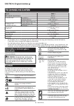 Preview for 34 page of Makita 0088381742184 Instruction Manual