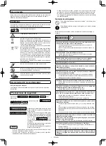 Предварительный просмотр 244 страницы Makita 0088381747769 Instruction Manual