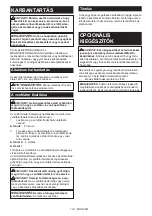 Preview for 133 page of Makita 0088381748889 Instruction Manual