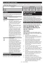 Preview for 135 page of Makita 0088381748889 Instruction Manual