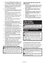 Preview for 8 page of Makita 0088381748926 Instruction Manual