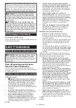 Preview for 10 page of Makita 0088381749152 Instruction Manual