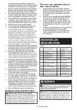 Preview for 45 page of Makita 0088381753050 Instruction Manual