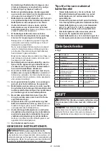 Preview for 72 page of Makita 0088381753050 Instruction Manual