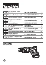 Preview for 1 page of Makita 0088381754781 Instruction Manual