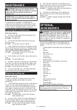 Preview for 24 page of Makita 0088381754781 Instruction Manual