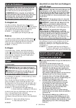 Preview for 47 page of Makita 0088381754781 Instruction Manual