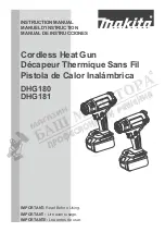 Preview for 1 page of Makita 0088381760386 Instruction Manual