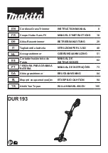 Предварительный просмотр 1 страницы Makita 0088381762670 Instruction Manual