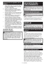 Preview for 18 page of Makita 0088381815475 Instruction Manual