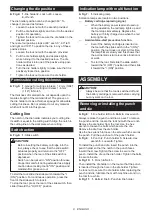 Preview for 8 page of Makita 0088381816687 Instruction Manual