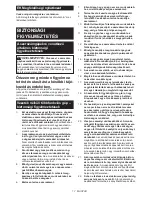 Preview for 17 page of Makita 0088381819442 Instruction Manual