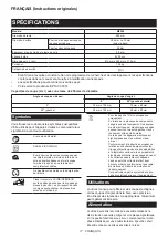 Preview for 17 page of Makita 0088381821995 Instruction Manual