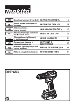 Preview for 1 page of Makita 0088381824590 Instruction Manual