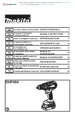 Preview for 1 page of Makita 0088381826105 Instruction Manual