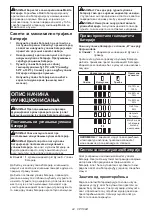 Предварительный просмотр 44 страницы Makita 0088381826136 Instruction Manual