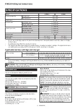 Preview for 4 page of Makita 0088381831765 Instruction Manual