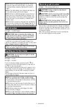 Preview for 7 page of Makita 0088381831765 Instruction Manual