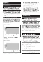 Предварительный просмотр 57 страницы Makita 0088381836906 Instruction Manual