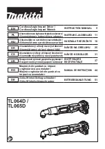 Preview for 1 page of Makita 0088381840538 Instruction Manual