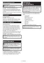 Preview for 13 page of Makita 0088381844932 Instruction Manual