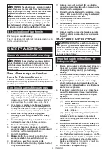 Preview for 8 page of Makita 0088381848756 Instruction Manual