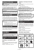 Preview for 9 page of Makita 0088381850001 Instruction Manual