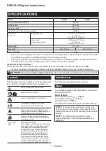 Preview for 7 page of Makita 0088381866842 Instruction Manual