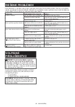 Preview for 46 page of Makita 0088381866842 Instruction Manual