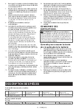 Preview for 19 page of Makita 0088381867535 Instruction Manual