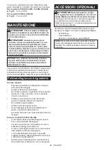 Preview for 40 page of Makita 0088381867535 Instruction Manual