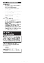 Preview for 49 page of Makita 0088381867535 Instruction Manual