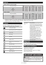 Preview for 103 page of Makita 0088381867535 Instruction Manual