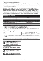 Preview for 13 page of Makita 0088381873543 Instruction Manual