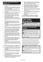 Предварительный просмотр 14 страницы Makita 0088381873819 Instruction Manual
