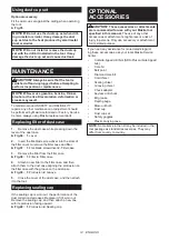 Preview for 14 page of Makita 0088381875554 Instruction Manual