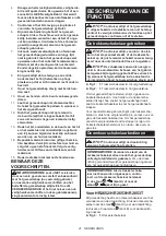 Предварительный просмотр 41 страницы Makita 0088381875554 Instruction Manual